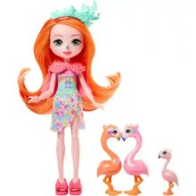   Mattel Enchantimals Florinda Flamingo baba és flamingó barátai
