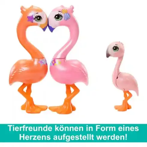 Mattel Enchantimals Florinda Flamingo baba és flamingó barátai