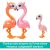 Mattel Enchantimals Florinda Flamingo baba és flamingó barátai