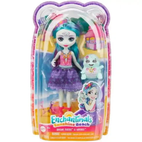 Mattel Enchantimals Tolene Turtle baba és Holder teknős barátja
