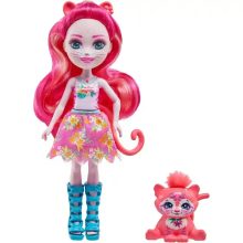   Mattel Enchantimals Texie Tiger baba és Sabre tigris barátja