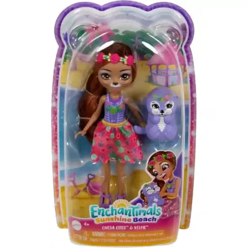 Mattel Enchantimals Oneda Otter baba és Kelpie vidra barátja