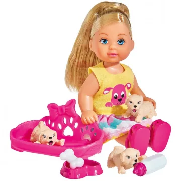 Simba Toys Evi Love - Evi baba kiskutyákkal (105733041)