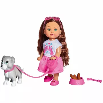 Simba Toys Evi Love - Evi baba kiskutyával (105733272038)