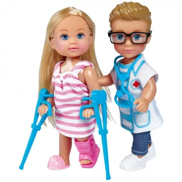   Simba Toys Evi Love - Orvosi szett Evi és Timmy babával (105733344)
