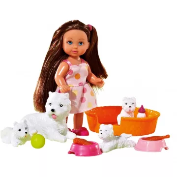Simba Toys Evi Love - Evi baba kutyacsaláddal (105734191)