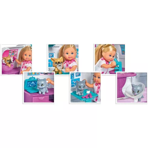Simba Toys Evi Love - Állatorvos Evi baba mentőautóval (105733488)