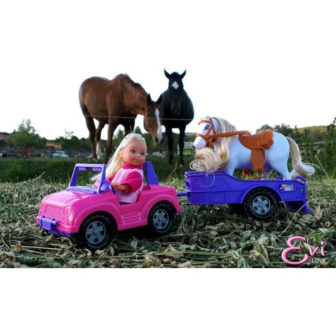 Simba Toys Evi Love - Evi baba lóval és lószállítóval (105737460)