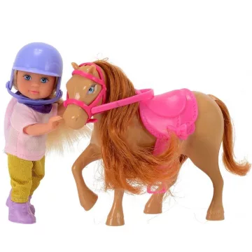   Simba Toys Evi Love - Evi baba világosbarna pónival (105737464)