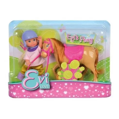 Simba Toys Evi Love - Evi baba világosbarna pónival (105737464)