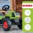 Falk Claas Arion 410 XL pedálos traktor utánfutóval