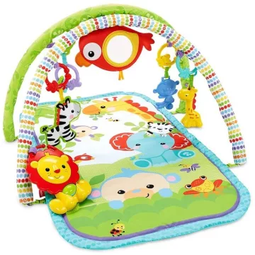   Mattel Fisher-Price CHP85 Esőerdős 3 az 1-ben zenélő játszószőnyeg