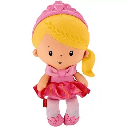 Mattel Fisher-Price - Interaktív hercegnős járássegítő babakocsi babával