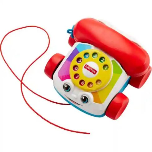 Mattel Fisher-Price - Guruló játék telefon hanggal babáknak