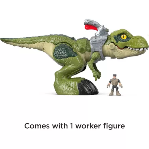 Mattel Fisher-Price Jurassic World - Falánk Tyrannosaurus Rex dino figura 40cm, T-Rex