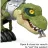   Mattel Fisher-Price Jurassic World - Falánk Tyrannosaurus Rex dino figura 40cm, T-Rex