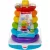 Mattel Fisher-Price - Óriás színes gyűrűpiramis – 38 cm-es játék torony babáknak