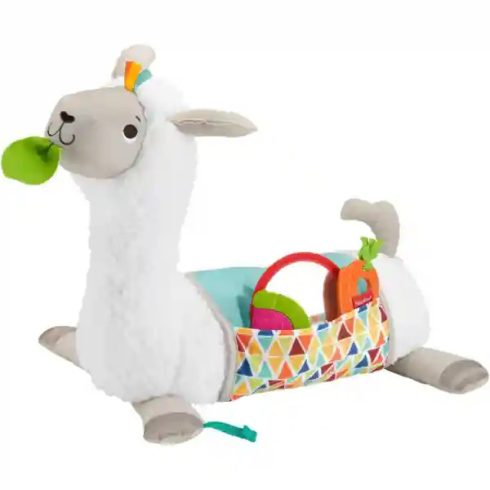 Mattel Fisher-Price - 4 az 1-ben plüss láma foglalkoztató pocakpárna