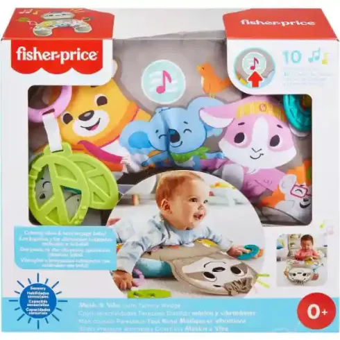 Mattel Fisher-Price - Interaktív lajháros pocakpárna hanggal és rezgéssel (csomagolássérült)
