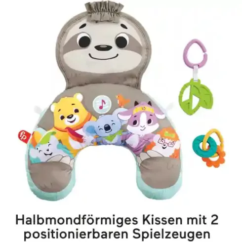 Mattel Fisher-Price - Interaktív lajháros pocakpárna hanggal és rezgéssel (csomagolássérült)