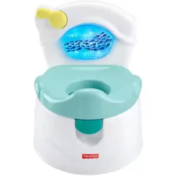   Mattel Fisher-Price - Interaktív bili, babavécé levehető WC ülőkével kicsiknek