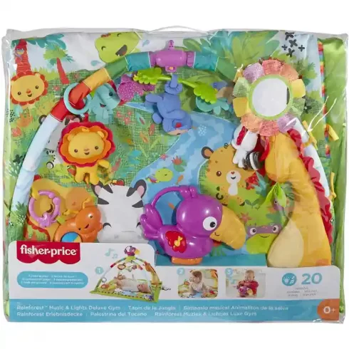 Mattel Fisher-Price GXC35 Esőerdős Deluxe játszószőnyeg
