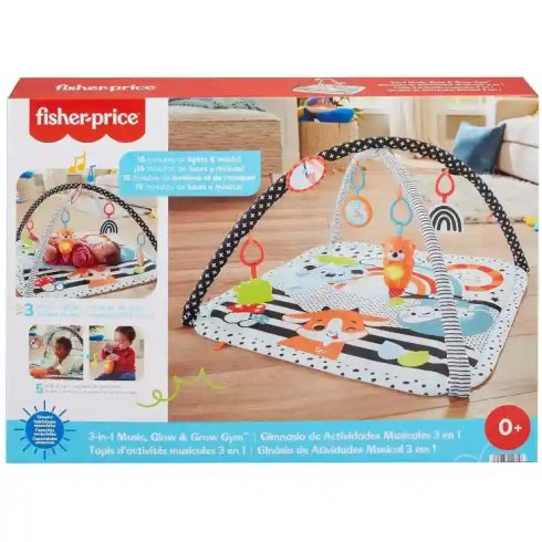 Mattel Fisher-Price Nőj velem 3 az 1-ben zenélő játszószőnyeg