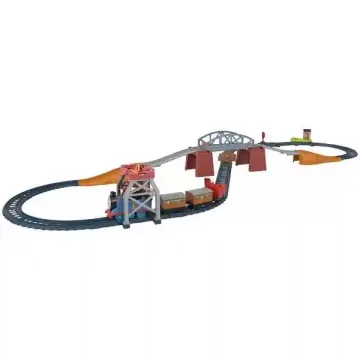   Mattel Fisher-Price - Thomas, a gőzmozdony: 3 az 1-ben csomagszállító motorizált vonatszett