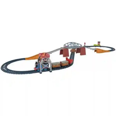Mattel Fisher-Price - Thomas, a gőzmozdony: 3 az 1-ben csomagszállító motorizált vonatszett