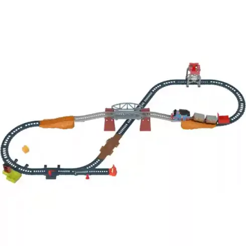 Mattel Fisher-Price - Thomas, a gőzmozdony: 3 az 1-ben csomagszállító motorizált vonatszett