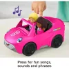 Mattel Fisher-Price Little People - Barbie interaktív kabrió autója figurákkal