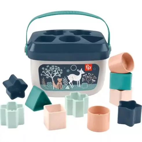 Mattel Fisher-Price - Formaválogató dobozka (kék)