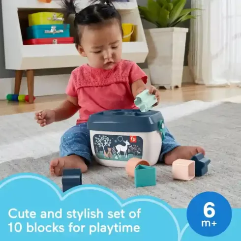 Mattel Fisher-Price - Formaválogató dobozka (kék)