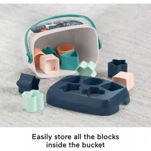 Mattel Fisher-Price - Formaválogató dobozka (kék)