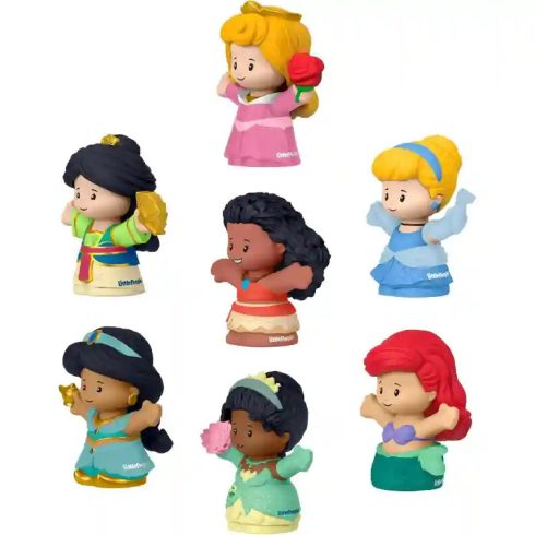 Mattel Fisher-Price Little People Disney - Hercegnők 7db-os figuraszett