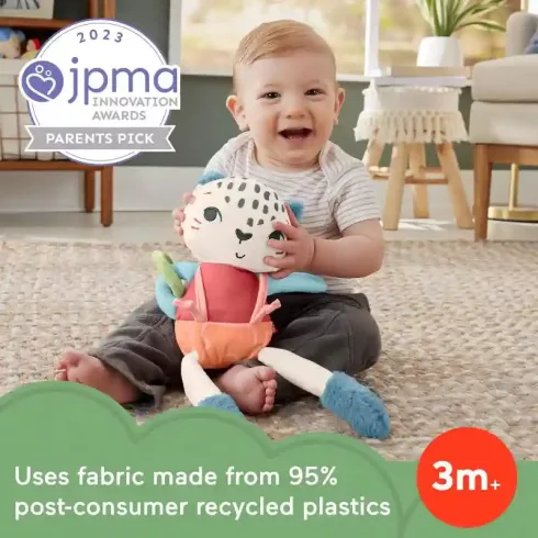 Mattel Fisher-Price - Pici praclik hópárduc plüss babajáték