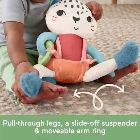 Mattel Fisher-Price - Pici praclik hópárduc plüss babajáték