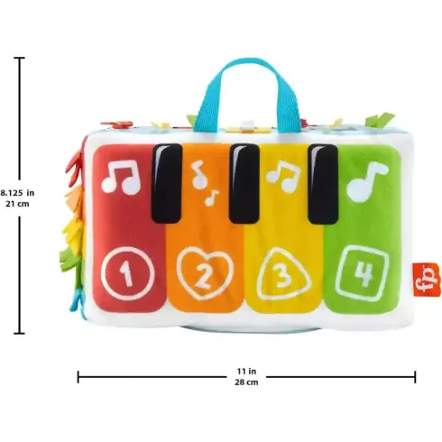 Mattel Fisher-Price - Rugdalozó talpak interaktív zongora