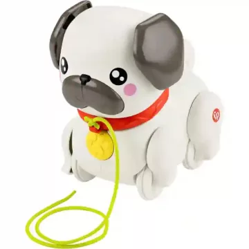  Mattel Fisher-Price - Interaktív sétáló mopsz kutyus hanggal