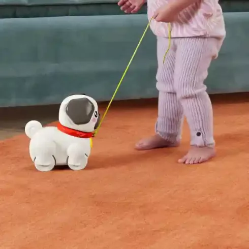 Mattel Fisher-Price - Interaktív sétáló mopsz kutyus hanggal