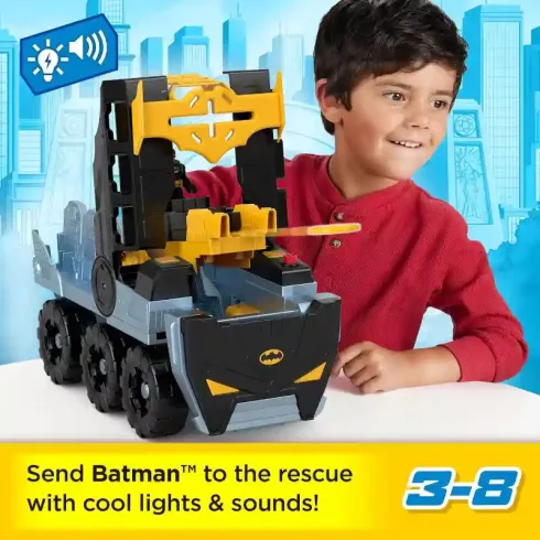 Mattel Fisher-Price Batman - Batman átalakuló interaktív tankja, DC Super Friends