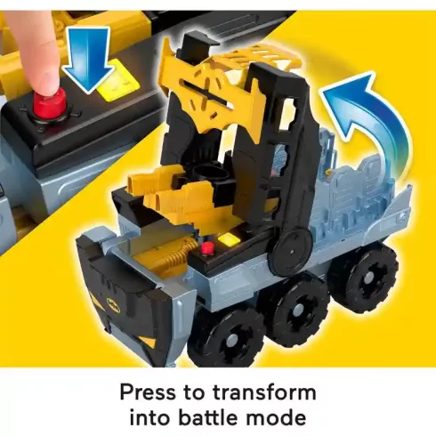 Mattel Fisher-Price Batman - Batman átalakuló interaktív tankja, DC Super Friends
