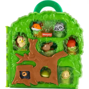   Mattel Fisher-Price Little People - Az erdő állatai fa alakú tárolóban