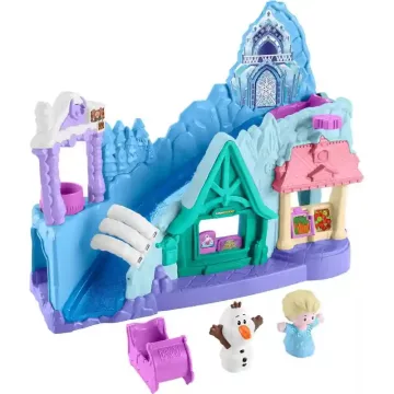   Mattel Fisher-Price Disney Jégvarázs Little People - Elza és Olaf szánkós kalandja