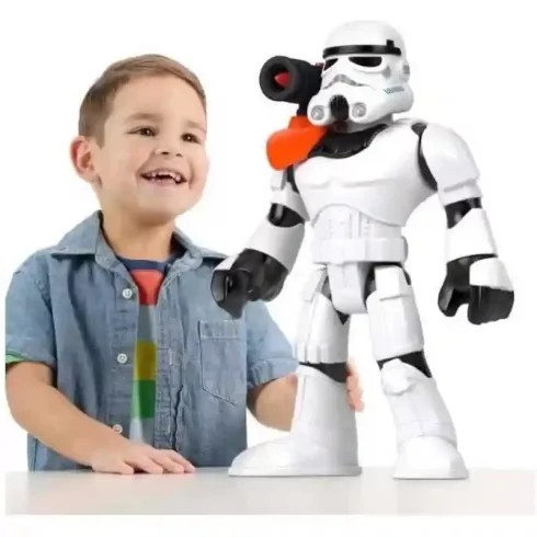 Mattel Fisher-Price Star Wars - Birodalmi rohamosztagos óriás robot kilövővel 41cm, Stormtrooper