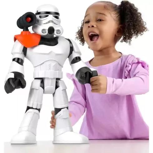 Mattel Fisher-Price Star Wars - Birodalmi rohamosztagos óriás robot kilövővel 41cm, Stormtrooper