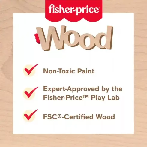 Mattel Fisher-Price - Fa szerszámosláda játékkészlet