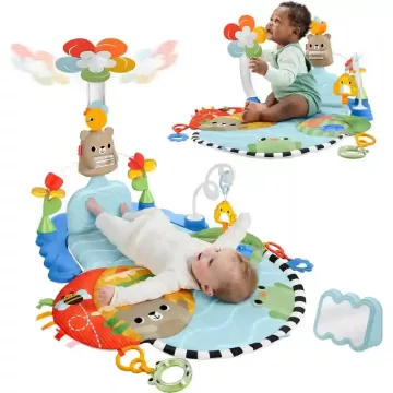   Mattel Fisher-Price - 3 az 1-ben foglalkoztató játszószőnyeg forgóval