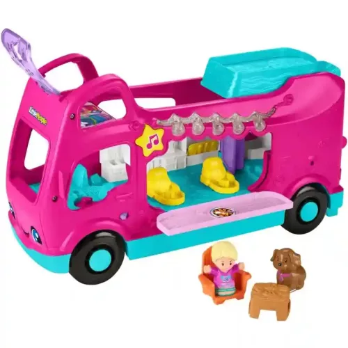 Mattel Fisher-Price Little People - Barbie interaktív lakóautója