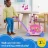   Mattel Fisher-Price Little People Disney - 2 az 1-ben interaktív húzható hintó figurákkal